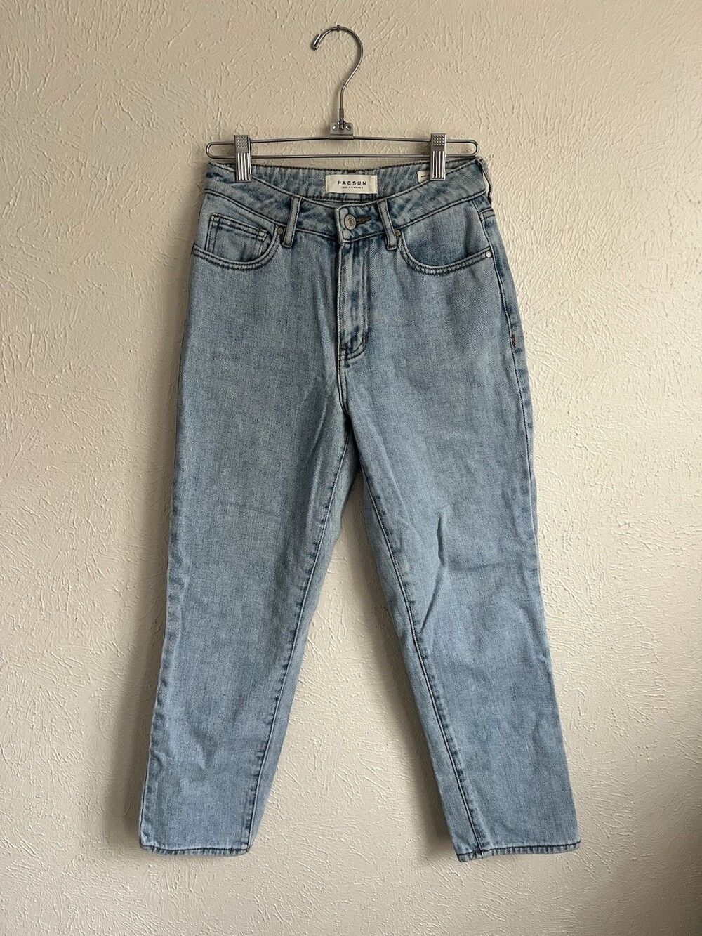 Pacsun Mom Jeans Women’s 24 Light Blue Denim High Rise